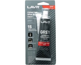 Герметик-прокладка серый высокотемпературный GREY LAVR RTV silicone gasket maker 85г